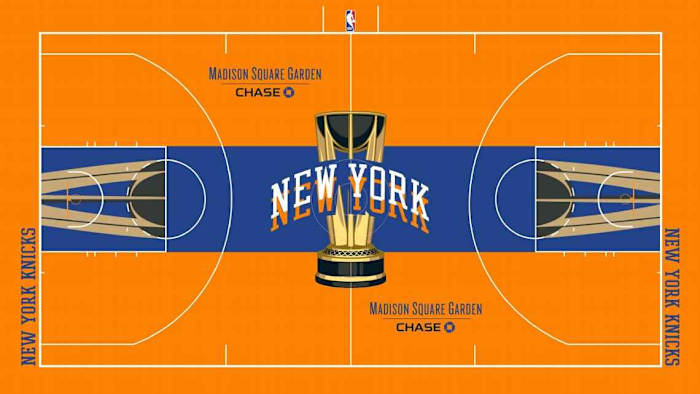 In-Season Tournament court look